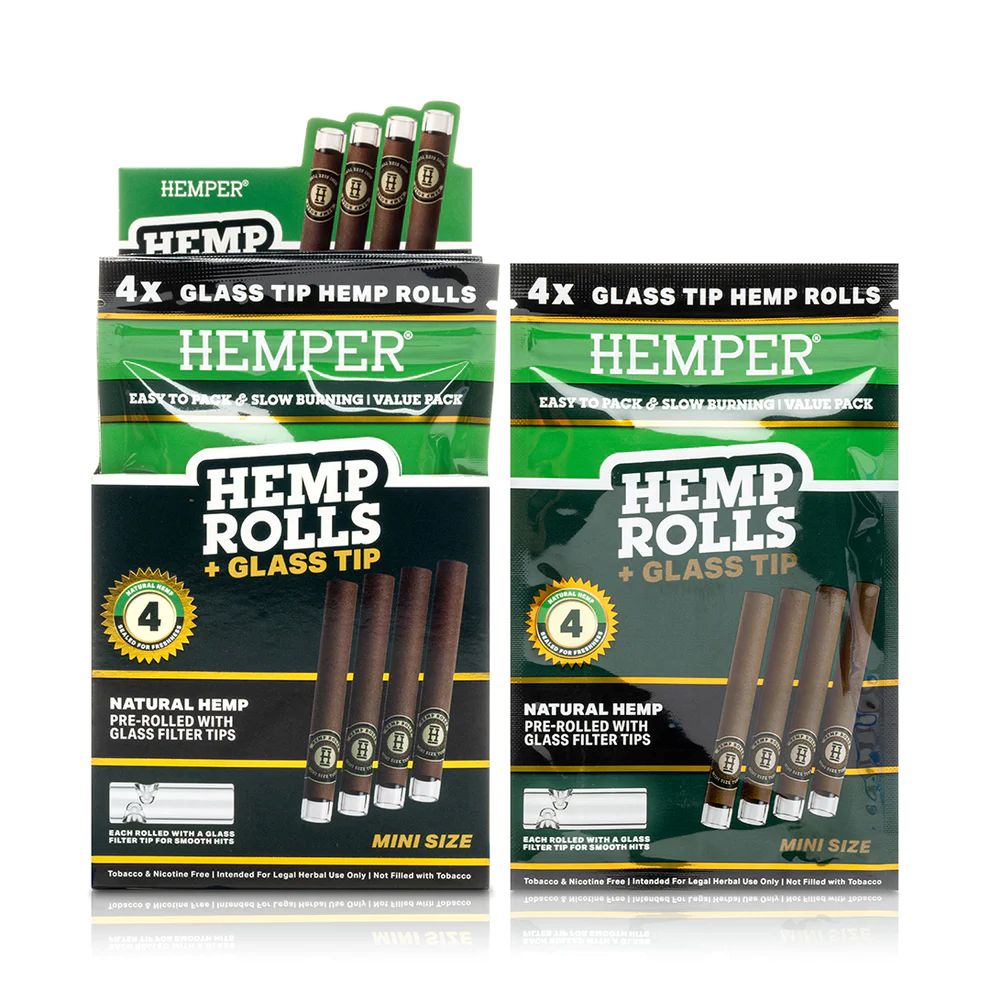 Gl. Tip rolls non-fl 4pk mini Hemper